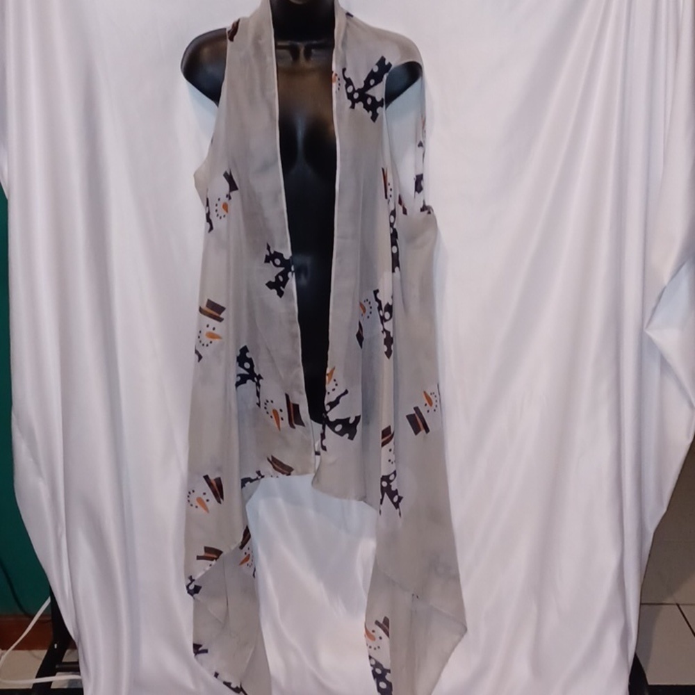 Snowman Vest/Cardigan